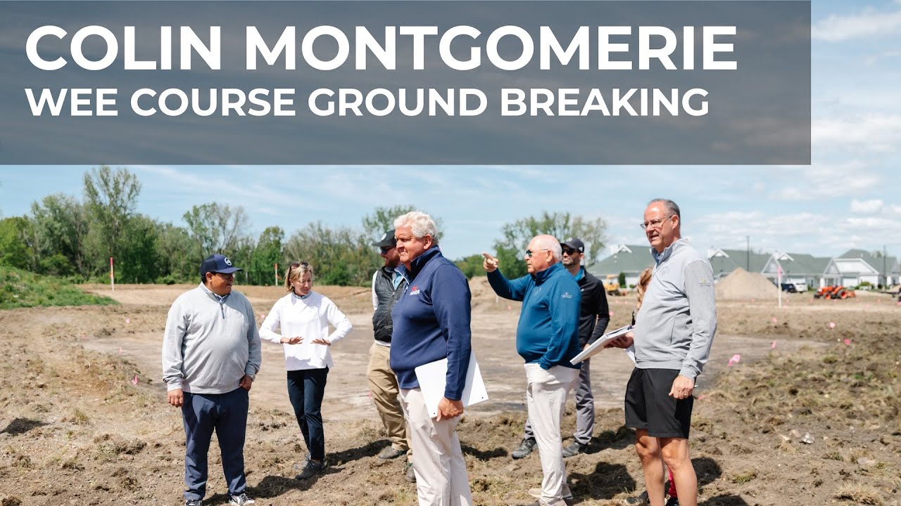 golf video - colin-montgomerie-ground-breaking-wee-course